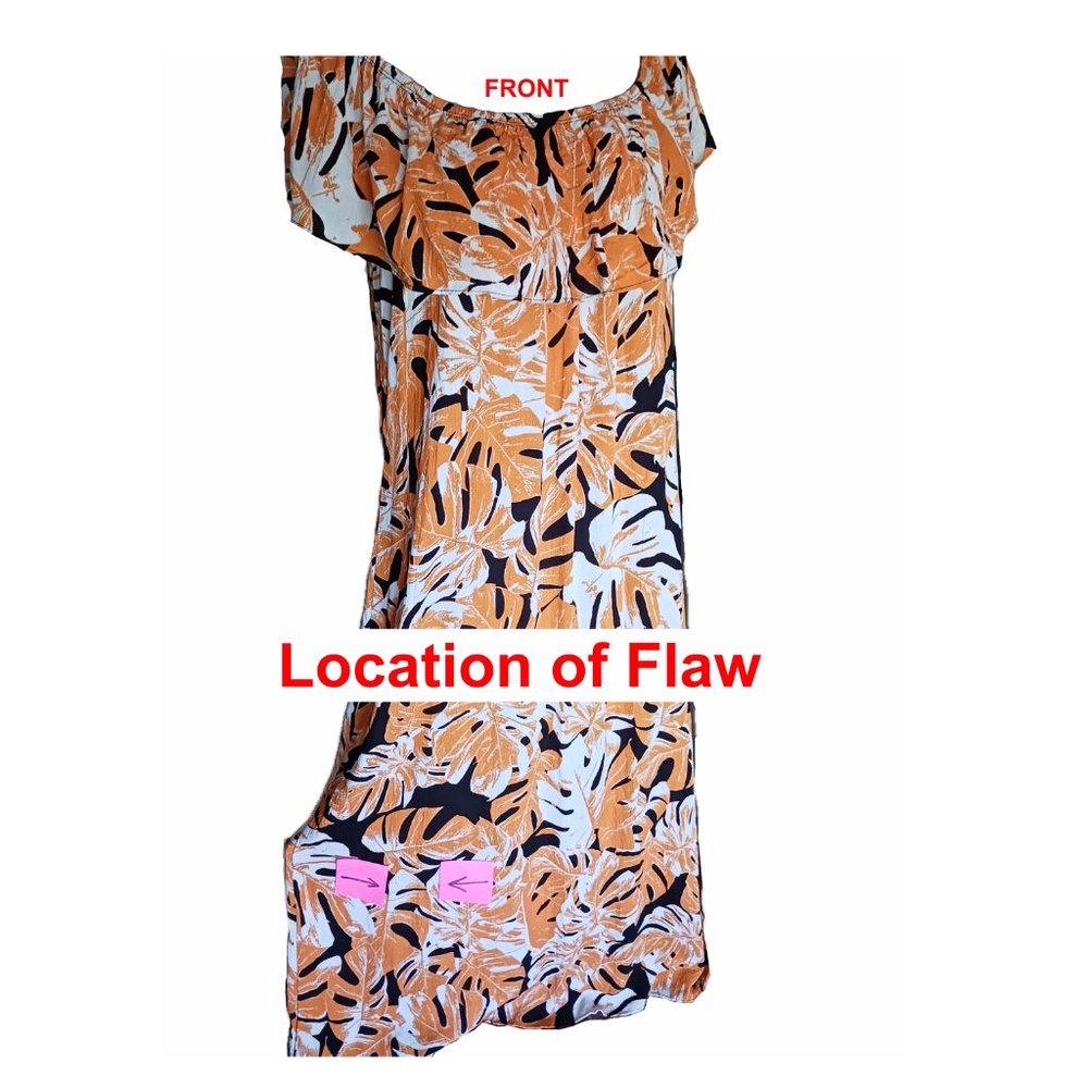 Womens Plus Size Maxi Dress Size 22 24 by Ashley Stewart Tropical Floral NWT - Picture 6 of 7